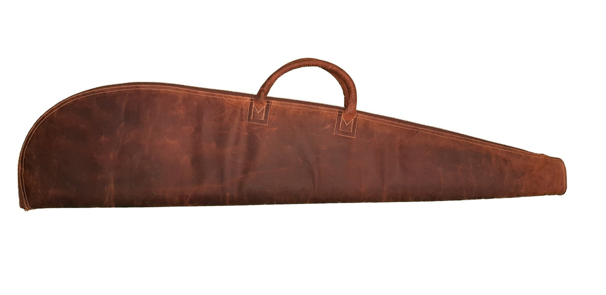 Hunter Series - Leather Rifle Bag - Hide, Wood & Steel - Side